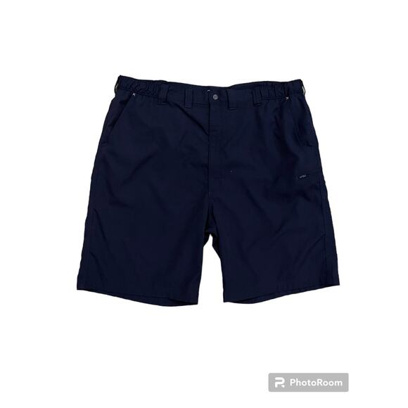 Wrangler Outdoor Polyester Hiking Shorts Black Elastic Waist Men's Size 48 - Picture 1 of 7